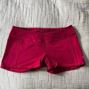 Reebok Women's Red CrossFit Athletic Shorts